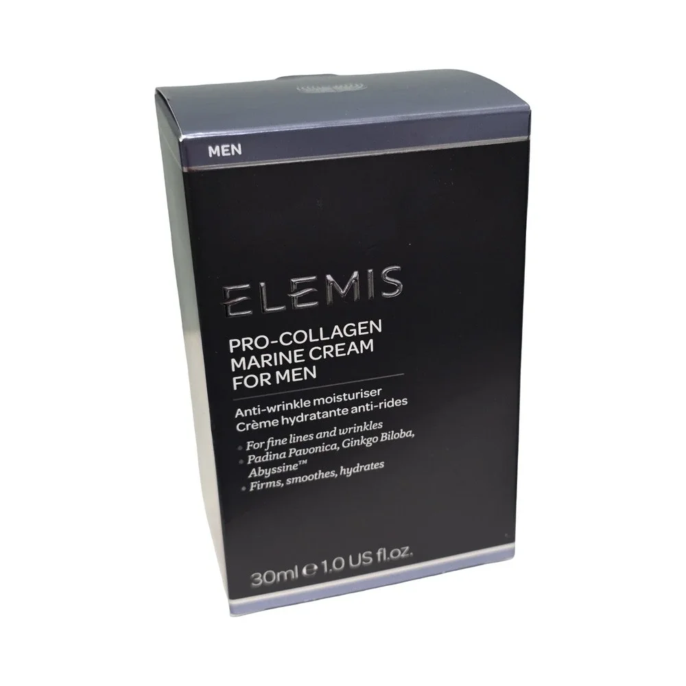 Elemis Pro-Collagen Marine Cream for Men 30ml 1.0oz Anti-Wrinkle Moisturiser NEW